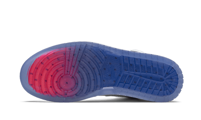 100% Oryginalne Air Jordan 1 Retro High Zoom White Racer Blue - widok z tyłu - 7225.00 PLN