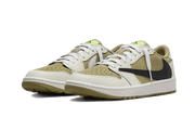 Kup oryginalne Air Jordan 1 Retro Low Golf Travis Scott Neutral Olive FZ3124-200 - widok z drugiego boku - Sneakersy