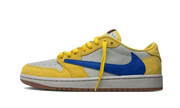 Air Jordan Air Jordan 1 Retro Low OG SP Travis Scott Canary brązowo-biały - widok główny z boku | Saturaise.com