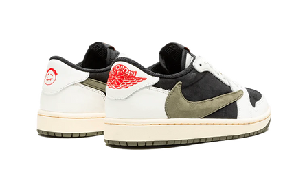 Buty Air Jordan Air Jordan 1 Retro Low OG SP Travis Scott Olive - widok z przodu - Rozmiary EU