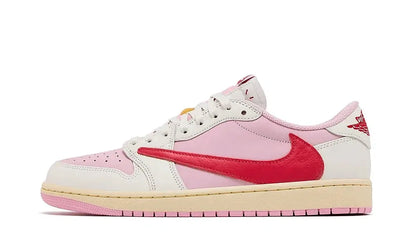 Air Jordan 1 Retro Low OG SP Travis Scott Sail Tropical Pink