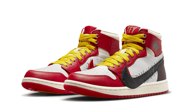 Air Jordan 1 Zoom CMFT 2 Teyana Taylor A Rose From Harlem - Kup oryginalne Air Jordan 1 Zoom CMFT 2 Teyana Taylor A Rose From Harlem FJ0604-601 - widok z drugiego boku - Sneakersy