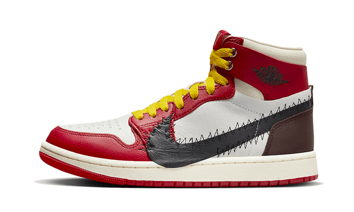 Air Jordan Air Jordan 1 Zoom CMFT 2 Teyana Taylor A Rose From Harlem czerwono-czarny - widok główny z boku | Saturaise.com