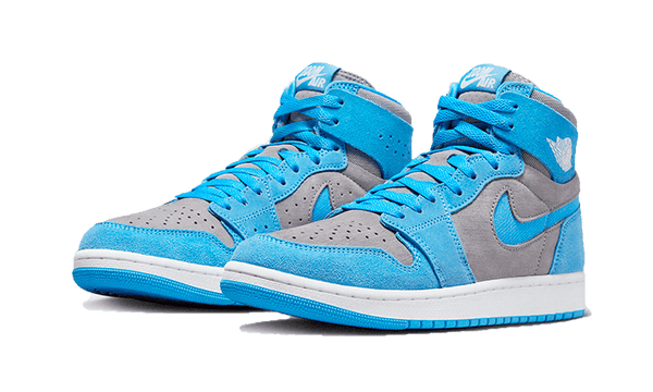 Air Jordan 1 Zoom CMFT 2 University Blue Grey - Kup oryginalne Air Jordan 1 Zoom CMFT 2 University Blue Grey DV1307-014 - widok z drugiego boku - Sneakersy
