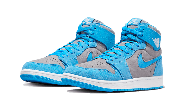Kup oryginalne Air Jordan 1 Zoom CMFT 2 University Blue Grey DV1307-014 - widok z drugiego boku - Sneakersy