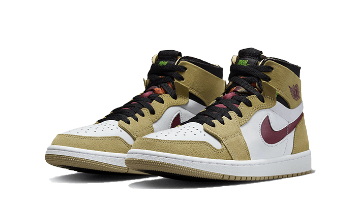Kup oryginalne Air Jordan 1 Zoom CMFT Neutral Olive CT0978-203 - widok z drugiego boku - Sneakersy