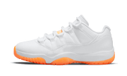 Air Jordan Air Jordan 11 Retro Low Bright Citrus biały-pomarańczowy - widok główny z boku | Saturaise.com