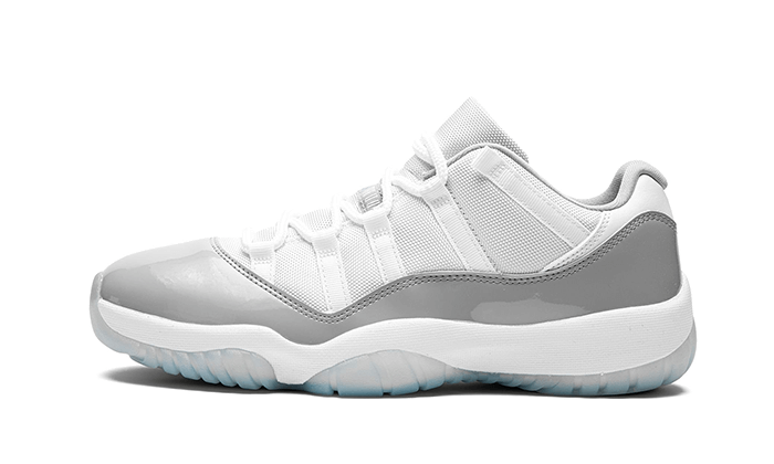 Air Jordan Air Jordan 11 Retro Low Cement Grey niebiesko-biały - widok główny z boku | Saturaise.com