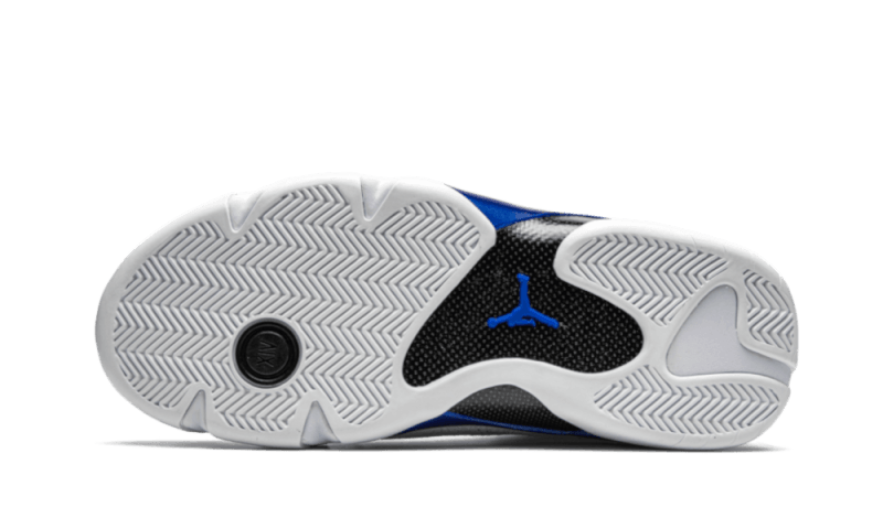 100% Oryginalne Air Jordan 14 Hyper Royal - widok z tyłu - 1300.00 PLN
