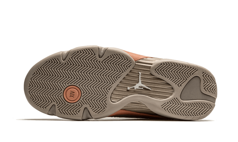 100% Oryginalne Air Jordan 14 Retro Low Clot Terra Blush - widok z tyłu - 1050.00 PLN