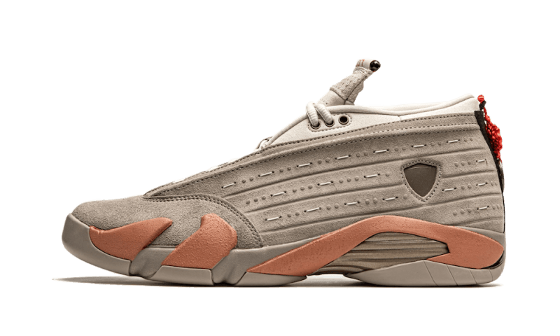 Air Jordan Air Jordan 14 Retro Low Clot Terra Blush beżowy - widok główny z boku | Saturaise.com