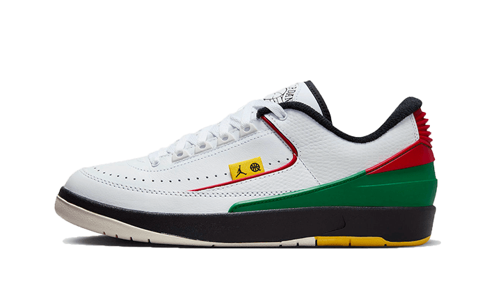 Air Jordan Air Jordan 2 Low Quai 54 biały-czerwony - widok główny z boku | Saturaise.com