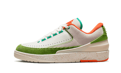 Air Jordan Air Jordan 2 Low SP Titan Safety Orange czarny-biały - widok główny z boku | Saturaise.com