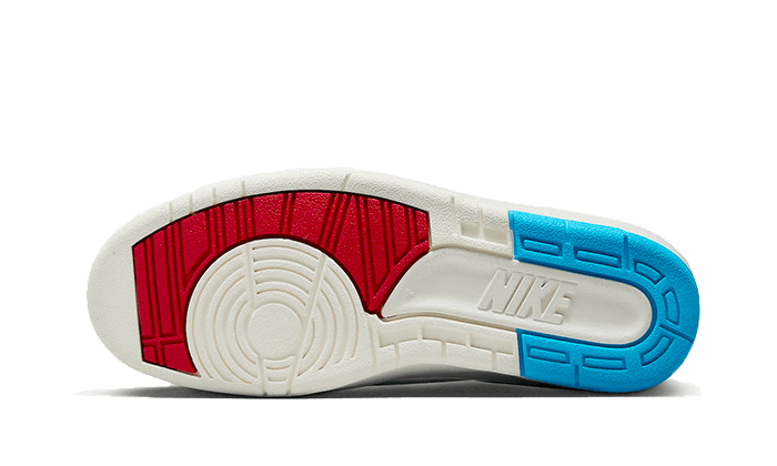 100% Oryginalne Air Jordan 2 Low UNC to Chicago - widok z tyłu - 600.00 PLN