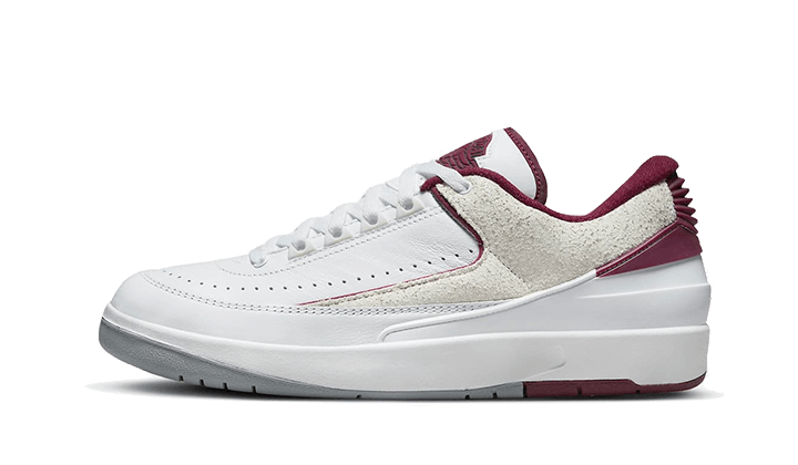 Air Jordan Air Jordan 2 Retro Low Cherrywood biały-czerwony - widok główny z boku | Saturaise.com