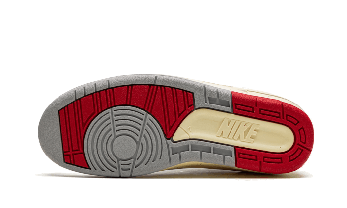 100% Oryginalne Air Jordan 2 Retro Low SP Off-White White Red - widok z tyłu - 6400.00 PLN