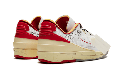 Buty Air Jordan Air Jordan 2 Retro Low SP Off-White White Red - widok z przodu - Rozmiary EU