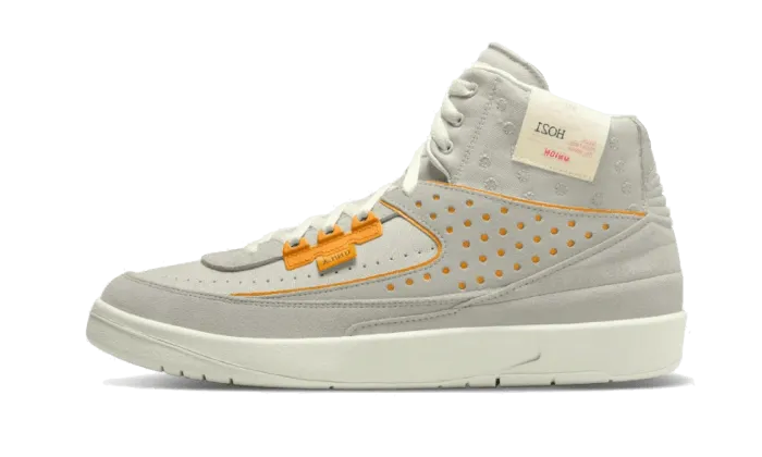 Air Jordan Air Jordan 2 Union SP Rattan żółty-brązowy - widok główny z boku | Saturaise.com
