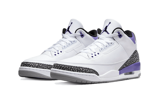 Air Jordan 3 Dark Iris - Kup oryginalne Air Jordan 3 Dark Iris CT8532-105 - widok z drugiego boku - Sneakersy