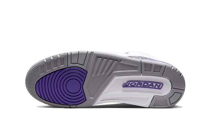 Buty Air Jordan Air Jordan 3 Dark Iris - widok z przodu - Rozmiary EU
