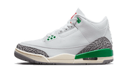 Air Jordan Air Jordan 3 Retro Lucky Green szaro-czarny - widok główny z boku | Saturaise.com