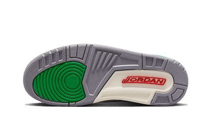 100% Oryginalne Air Jordan 3 Retro Lucky Green - widok z tyłu - 775.00 PLN