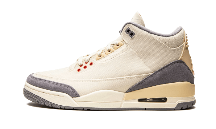Air Jordan Air Jordan 3 SE Muslin szaro-czarny - widok główny z boku | Saturaise.com