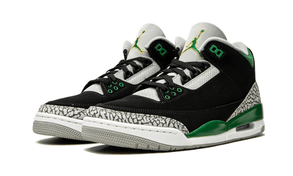 Air Jordan 3 Pine Green - Kup oryginalne Air Jordan 3 Pine Green - widok z drugiego boku - Sneakersy