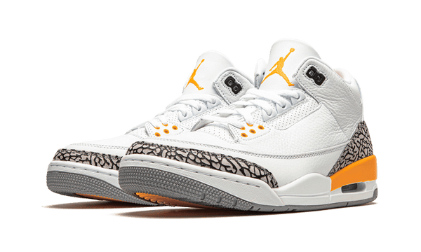 Air Jordan 3 Retro Laser Orange - Kup oryginalne Air Jordan 3 Retro Laser Orange - widok z drugiego boku - Sneakersy