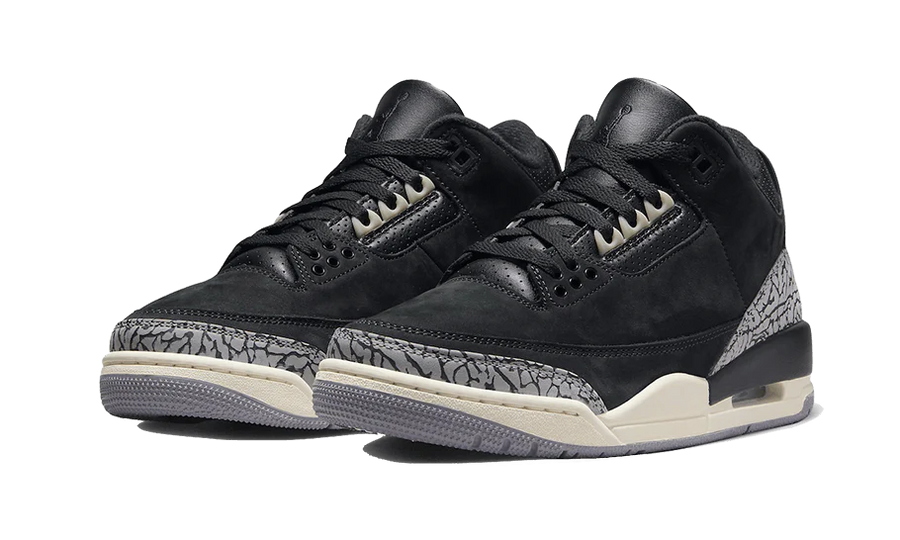 Kup oryginalne Air Jordan 3 Retro Off Noir CK9246-001 - widok z drugiego boku - Sneakersy