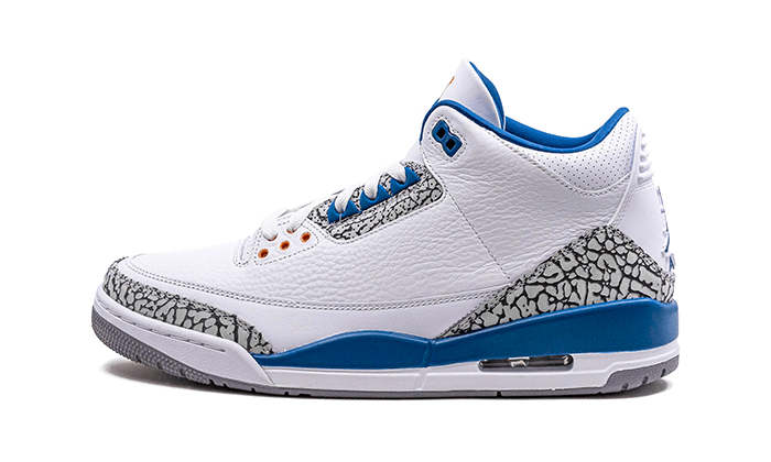 Air Jordan Air Jordan 3 Retro Wizards szaro-czarny - widok główny z boku | Saturaise.com