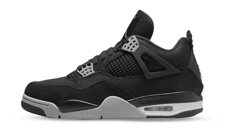 Air Jordan 4 Black Canvas