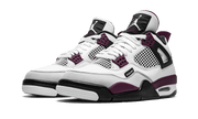 Kup oryginalne Air Jordan 4 PSG Neutral Grey Bordeaux CZ5624-100 - widok z drugiego boku - Sneakersy