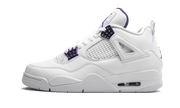 Air Jordan Air Jordan 4 Retro Metallic Purple fioletowo-biały - widok główny z boku | Saturaise.com