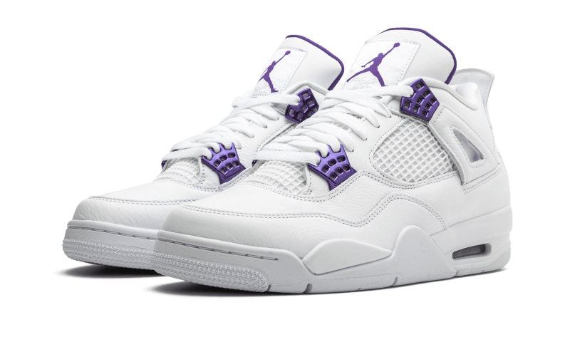 Kup oryginalne Air Jordan 4 Retro Metallic Purple - widok z drugiego boku - Sneakersy