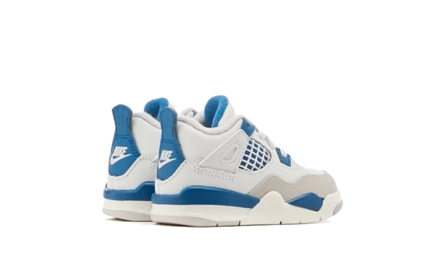 Buty Air Jordan Air Jordan 4 Retro Military Blue (2024) Bébé (TD) - widok z przodu - Rozmiary EU