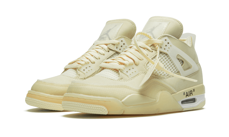 Kup oryginalne Air Jordan 4 Retro Off-White Sail - widok z drugiego boku - Sneakersy