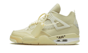 Air Jordan Air Jordan 4 Retro Off-White Sail biało-pomarańczowy - widok główny z boku | Saturaise.com