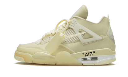Air Jordan Air Jordan 4 Retro Off-White Sail biało-pomarańczowy - widok główny z boku | Saturaise.com