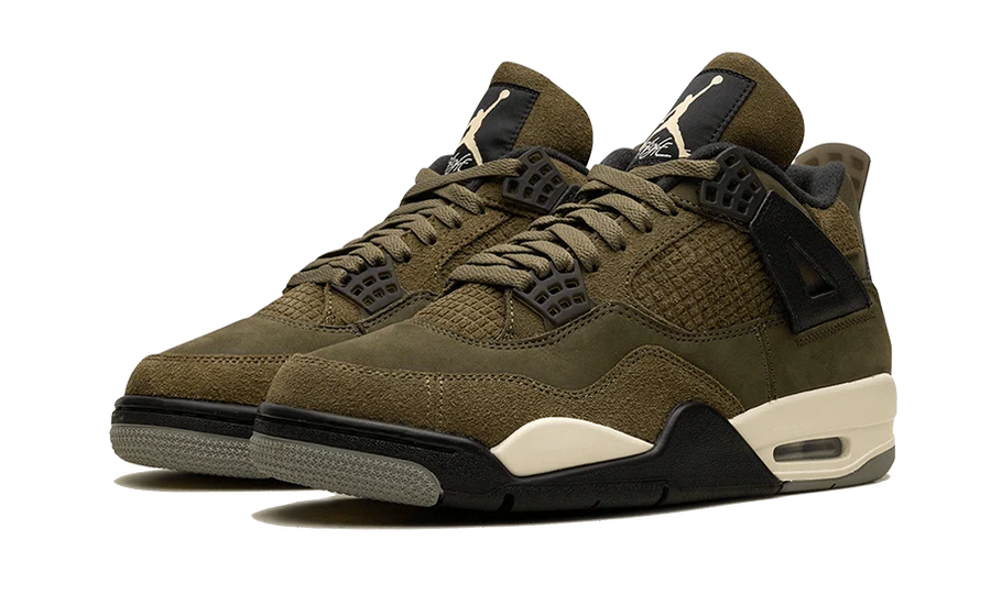 Kup oryginalne Air Jordan 4 Retro SE Craft Medium Olive FB9928-200 - widok z drugiego boku - Sneakersy