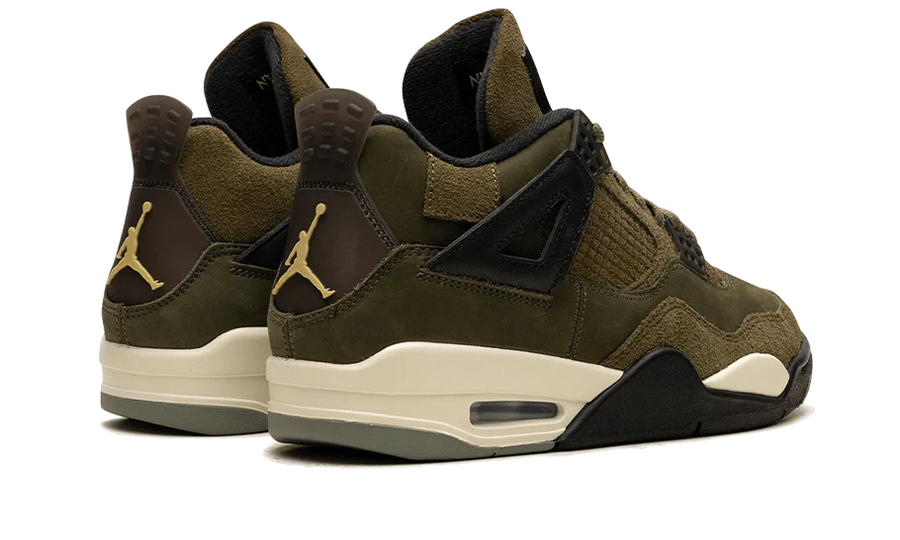 Buty Air Jordan Air Jordan 4 Retro SE Craft Medium Olive - widok z przodu - Rozmiary EU