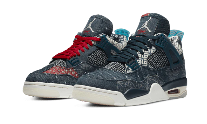Kup oryginalne Air Jordan 4 Retro SE Deep Ocean CW0898-400 - widok z drugiego boku - Sneakersy