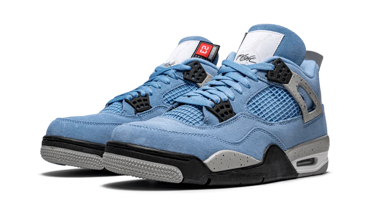 Kup oryginalne Air Jordan 4 Retro University Blue CT8527-400 - widok z drugiego boku - Sneakersy