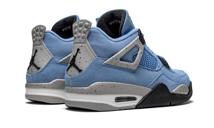 Buty Air Jordan Air Jordan 4 Retro University Blue - widok z przodu - Rozmiary EU