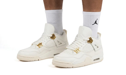 Air Jordan 4 Sail Metallic Gold - zdjęcie 5