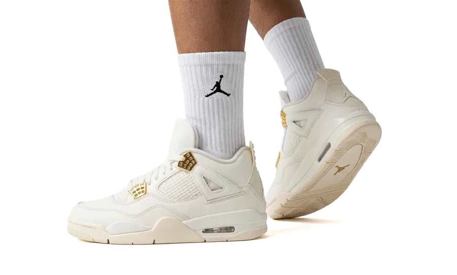 Air Jordan 4 Sail Metallic Gold - zdjęcie 7