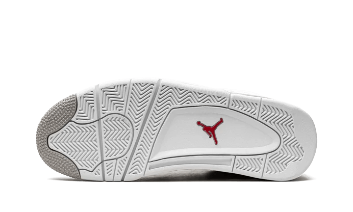 100% Oryginalne Air Jordan 4 Tech White (White Oreo) - widok z tyłu - 1300.00 PLN