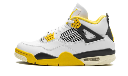 Air Jordan Air Jordan 4 Vivid Sulfur biały-zielony - widok główny z boku | Saturaise.com