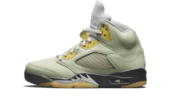 Air Jordan Air Jordan 5 Jade Horizon szary-różowy - widok główny z boku | Saturaise.com