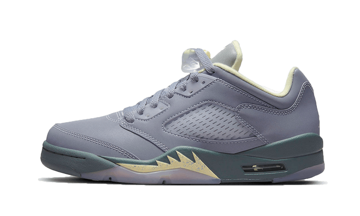 Air Jordan Air Jordan 5 Low Indigo Haze czerwony-szary - widok główny z boku | Saturaise.com
